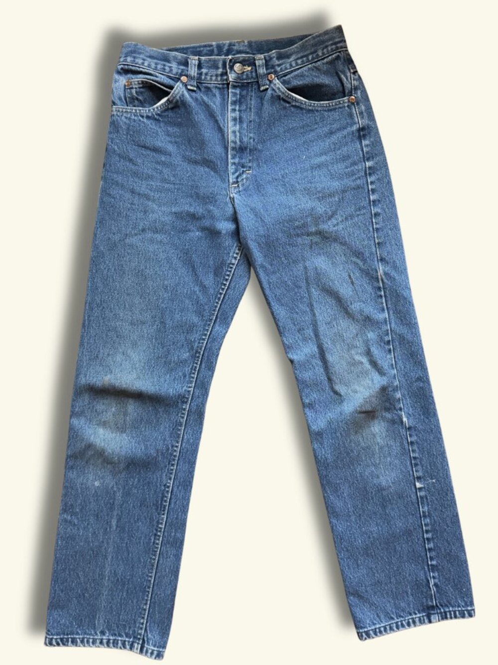 Vintage 80s Lee Riders 200-0147 Paint-Stained Jeans 30x34 USA